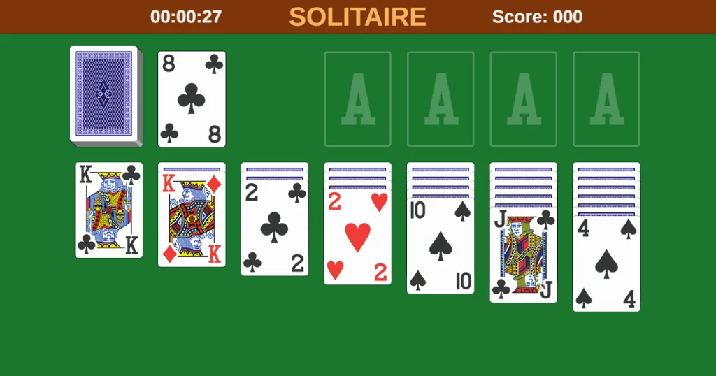 Basic solitaire playing guide for beginners