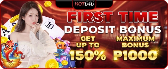 First-Time Deposit Bonus Get Up To 150%