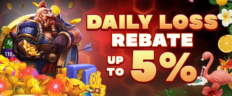DAILY LOSS REBATE UP TO 5%